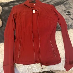 Lululemon Define Jacket- LUXTREME Dark Sport Red